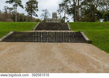 Editorial, Steps Leading Up To Margam Castle, Margam Country Park