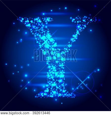 Y. Vector Template, Alphabet Letter, Text Color Editable. Font, Type, Typography New Style