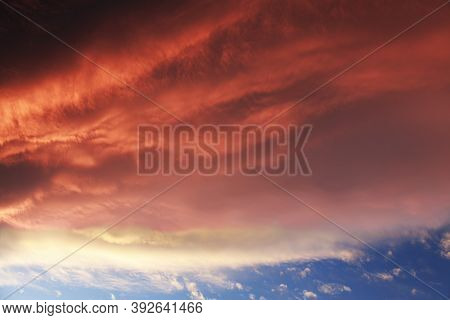 Strange And Amazing Sky At Dusk, September 2020
