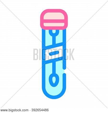 Feces Container Color Icon Vector Illustration Sign