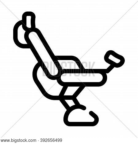 Gynecological Chair Line Icon Vector Illustration Sign