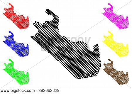 Meade County, Kentucky (u.s. County, United States Of America, Usa, U.s., Us) Map Vector Illustratio