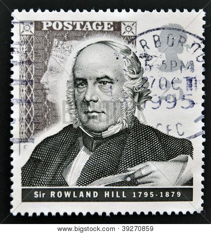 Vereinigtes Königreich - ca. 1995: Post Stempel gedruckt in Großbritannien zum Gedenken an die Arbeit von Porto p