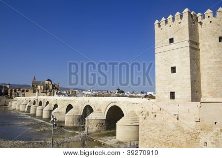 Visning af Cordoba. Andalusien