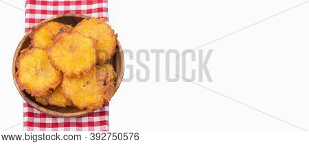 The Patacón, Tostón, Tachino, Fried Or Chopped Is A Meal Based On Flattened Fried Pieces Of Green Pl