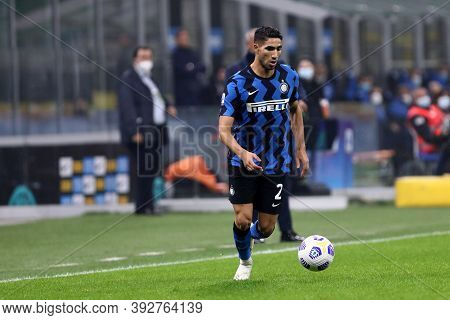 Torino, Italy. 31th November 2020. Achraf Hakimi Of Fc Internazionale During The Serie A Match Betwe