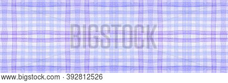 White Flannel Checks. Watercolour Plaid Material. Hipster Checkered Wallpaper. Seamless Flannel Chec