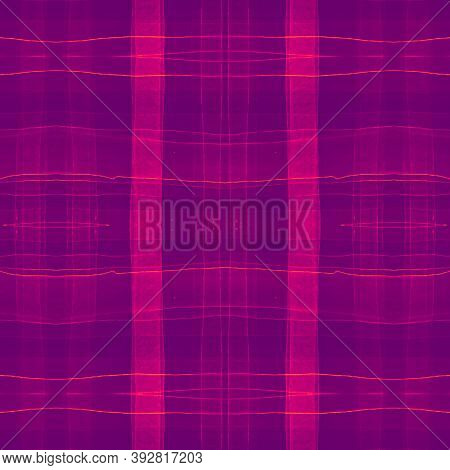 Bright Checks Pattern. Watercolor Picnic Repeat. Woven Stripes For Tweed Print. Seamless Abstract Ch