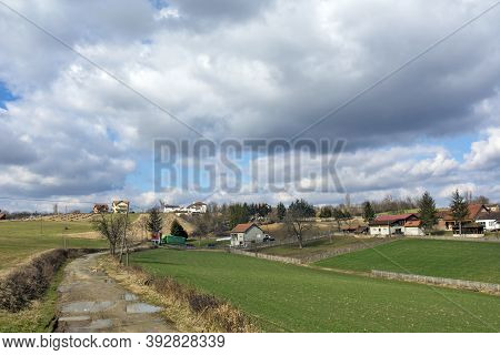 Jadar River Valley In Serbia