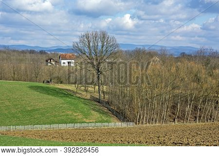 Jadar River Valley In Serbia