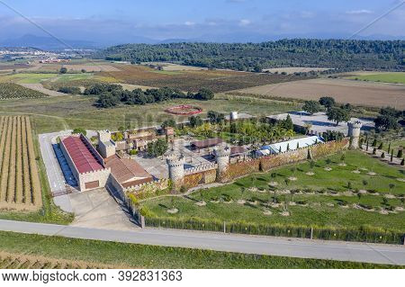 Castle Of Biart In Masarac, Demolished By The Napoleonic Invasions, Practically Left In Ruins, Catal