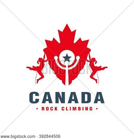 Canadian Rock Climbing Logo Design Or Brand