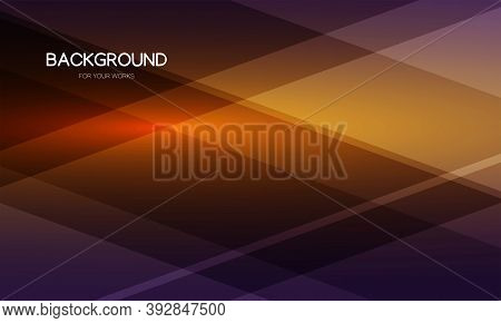 Abstract background with transparent geometric shapes. Vector illustration.