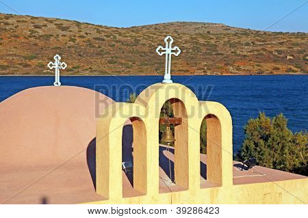 Church(crete,greece) ภาษากรีกคลาสสิกดั้งเดิม