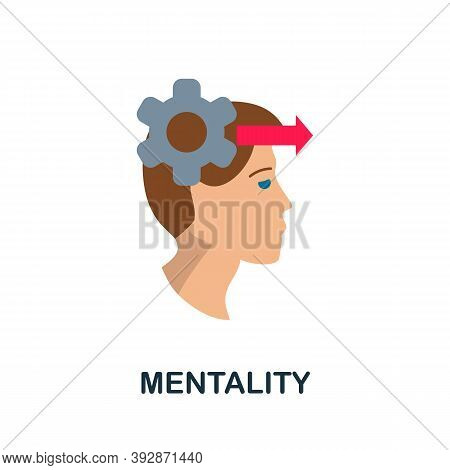 Mentality Icon. Simple Element From Critical Thinking Collection. Creative Mentality Icon For Web De