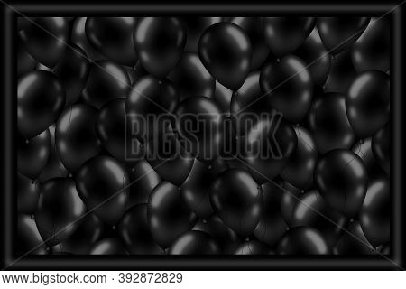 Black Friday Sale Banner. Black Friday Background Illustration. Poster, Logo, Banner, Black, Pink, L