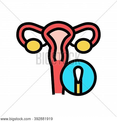 Smear For Tests Color Icon Vector. Smear For Tests Sign. Isolated Symbol Illustration