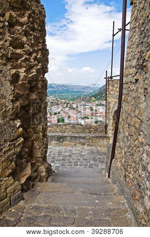 Steegje. Valsinni. Basilicata. Italië.
