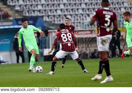 Torino, Italy. 1st November 2020. Joaquin Correa Of Ss Lazio  During The Serie A Match Between Torin