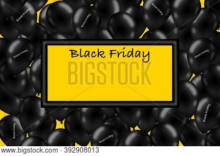 Black Friday Sale Banner. Discount Or Sale Design Label - Black Friday Concept.