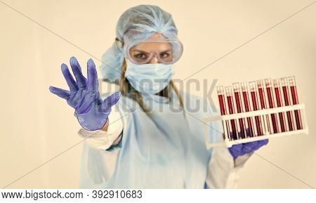 Experimental Treatment Concept. Laboratory Testing Respiratory Coronavirus Disease. Coronavirus Vacc