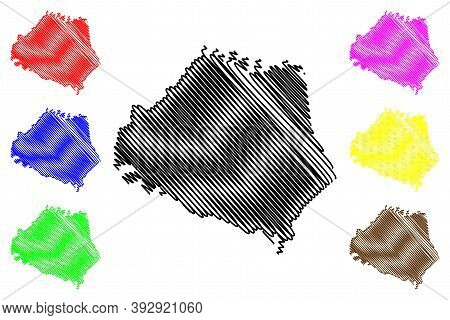 Robertson County, Kentucky (u.s. County, United States Of America, Usa, U.s., Us) Map Vector Illustr