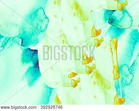 Psychedelic Paper. Vintage Texture Illustration. Geometric Watercolor Fabric Design. Fluid Seamless 