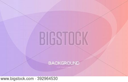 Pink Abstract Background With Geometric Shapes Composition.