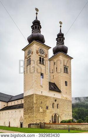 Gurk Cathedral Is A Romanesque Pillar Basilica In Gurk, In The Austrian State Of Carinthia. It Is On