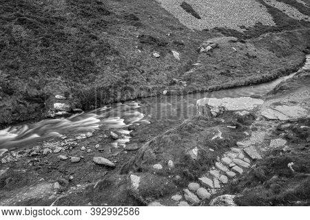 Heddons Mouth In Exmoor National Park