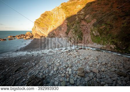 Heddons Mouth In Exmoor National Park