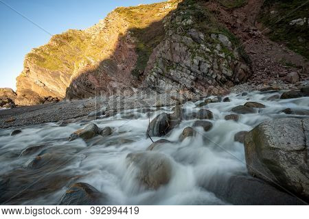 Heddons Mouth In Exmoor National Park