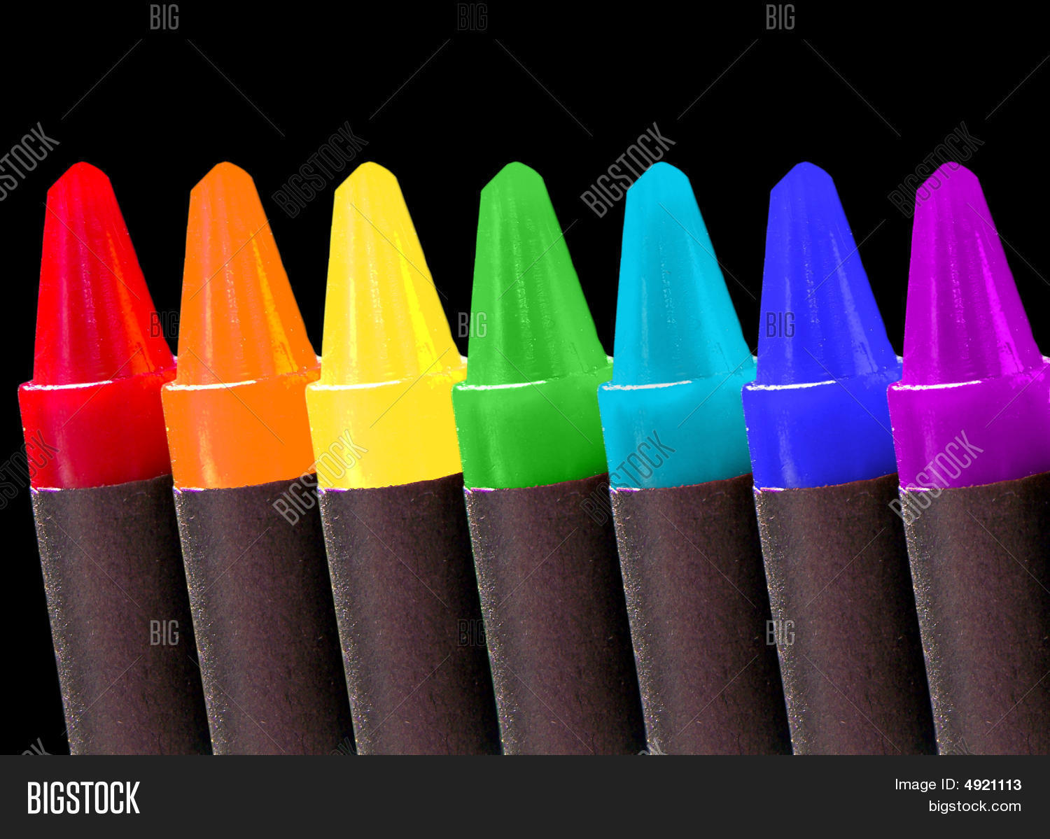 Crayons Over Black Image & Photo (Free Trial) Bigstock