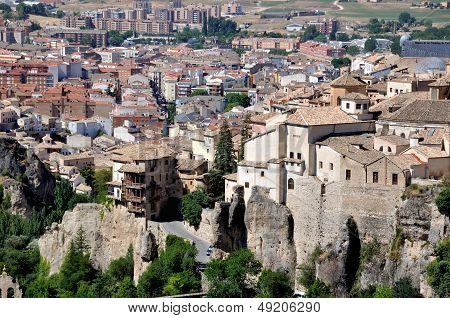 Aerial View Of Cuenca, Spain