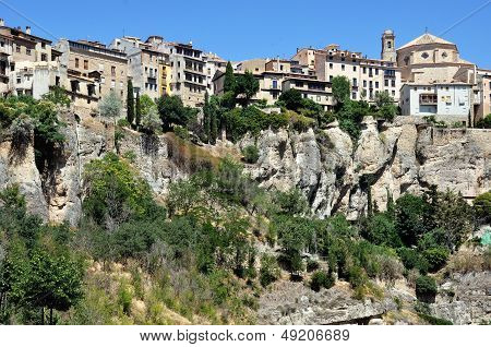 Cuenca Houses Situated On The Cliff