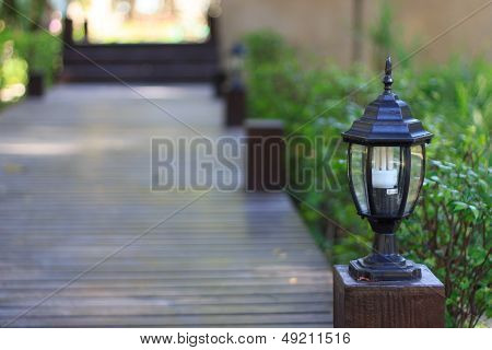 lamp is a line along the way