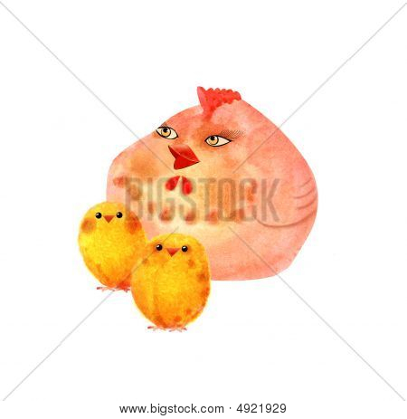 ไก่และเด็ก