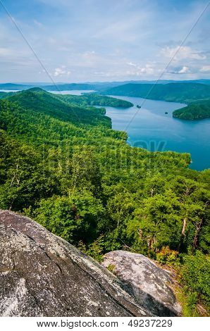 South Carolina Lake Jocassee Schluchten im Norden Mountain