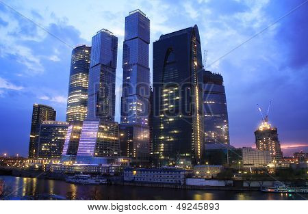 Moscow City Skyscrapers