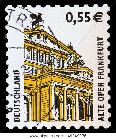 German Post Stamp