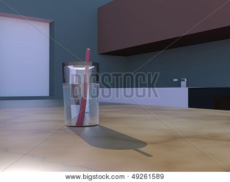 glass of water
