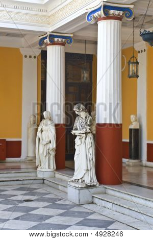 Achillion palace a Corfù, Grecia