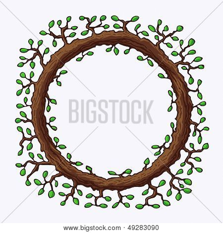 Natural Wooden Frame