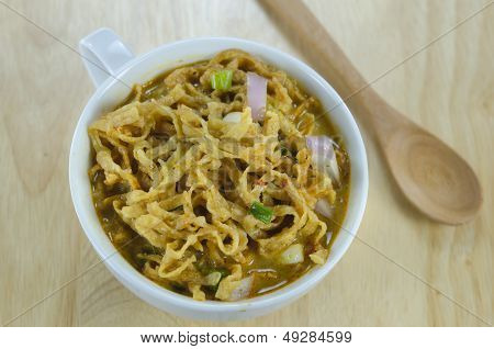 Noodles In Bowl