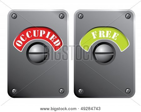 Occupied And Free Signs