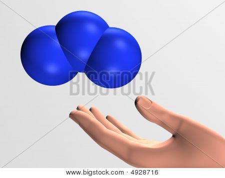 Molecola di ozono