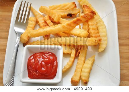 Eating Fries with Ketsup