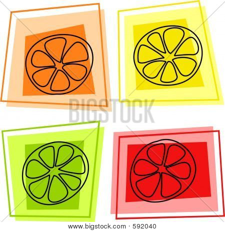 Iconos de la fruta