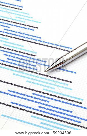 Gantt chart for financial project