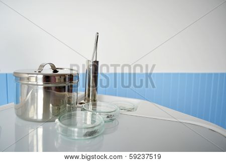 Dental Equipment On Dental Unit